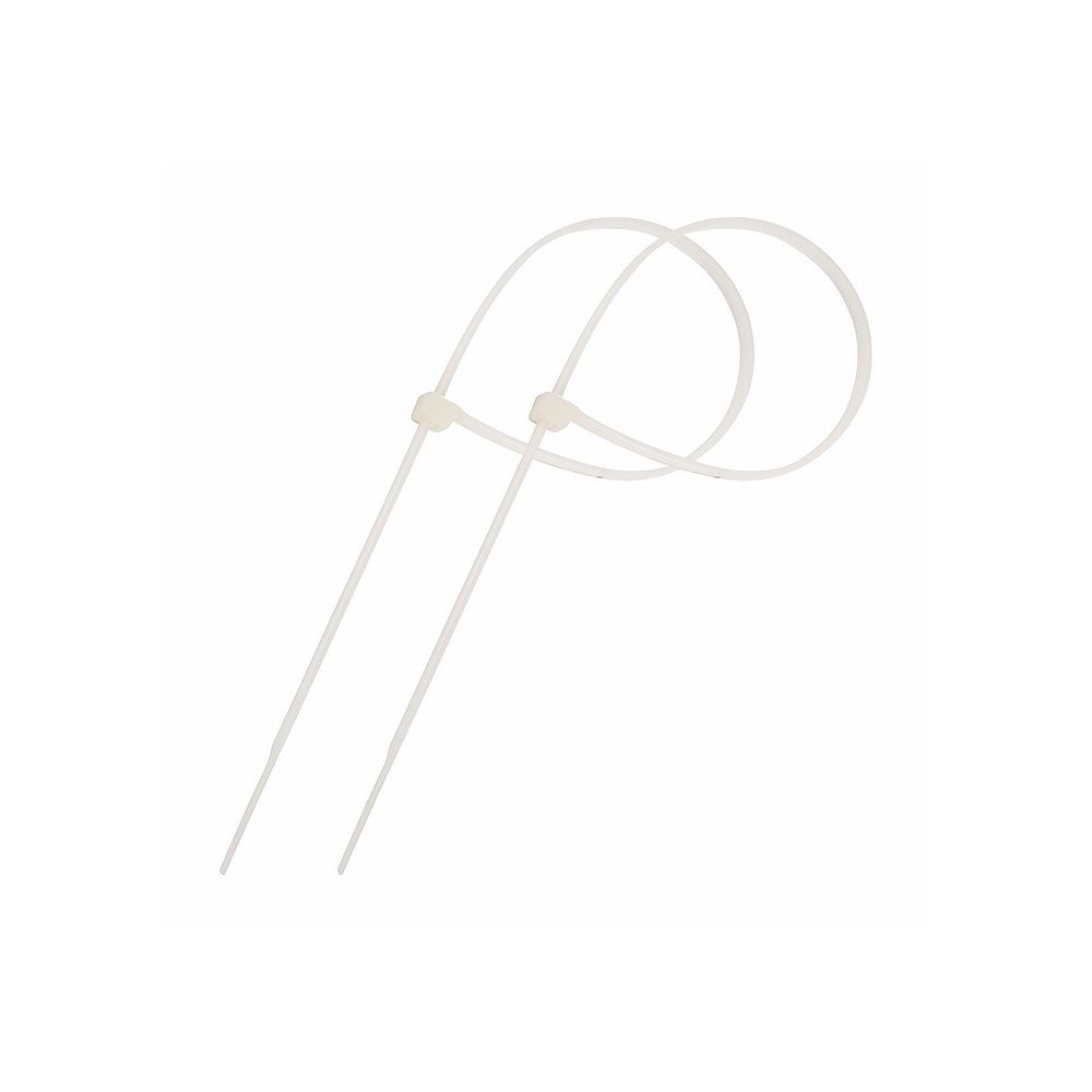 Хомут нейлоновый 4х250 мм "PROCONNECT" белый /100/