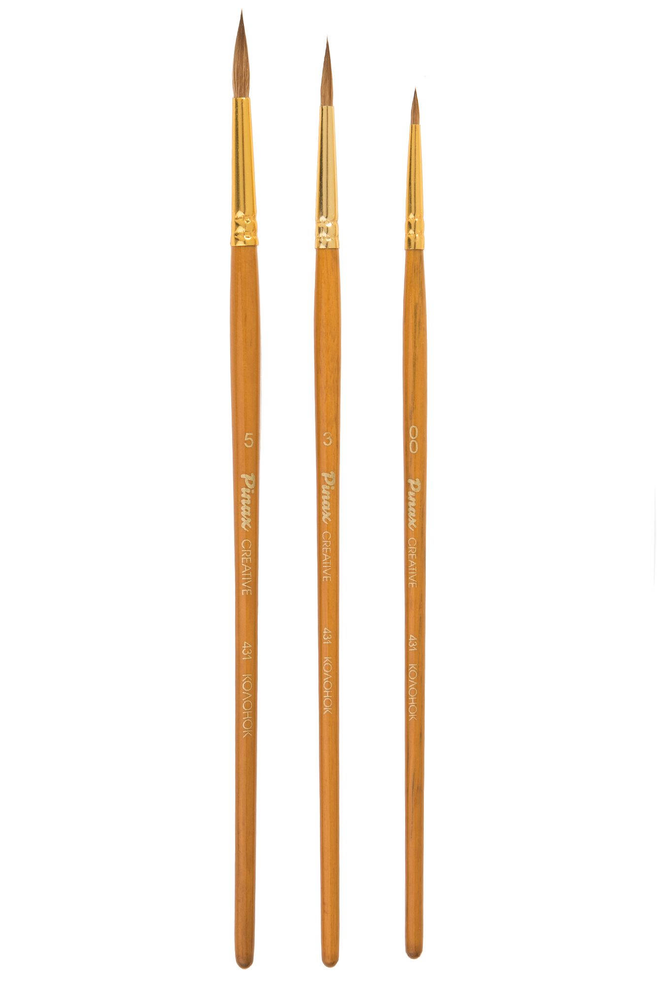 Кисть из волоса колонка № 1 "Pinax CREATIVE" круглая /1/