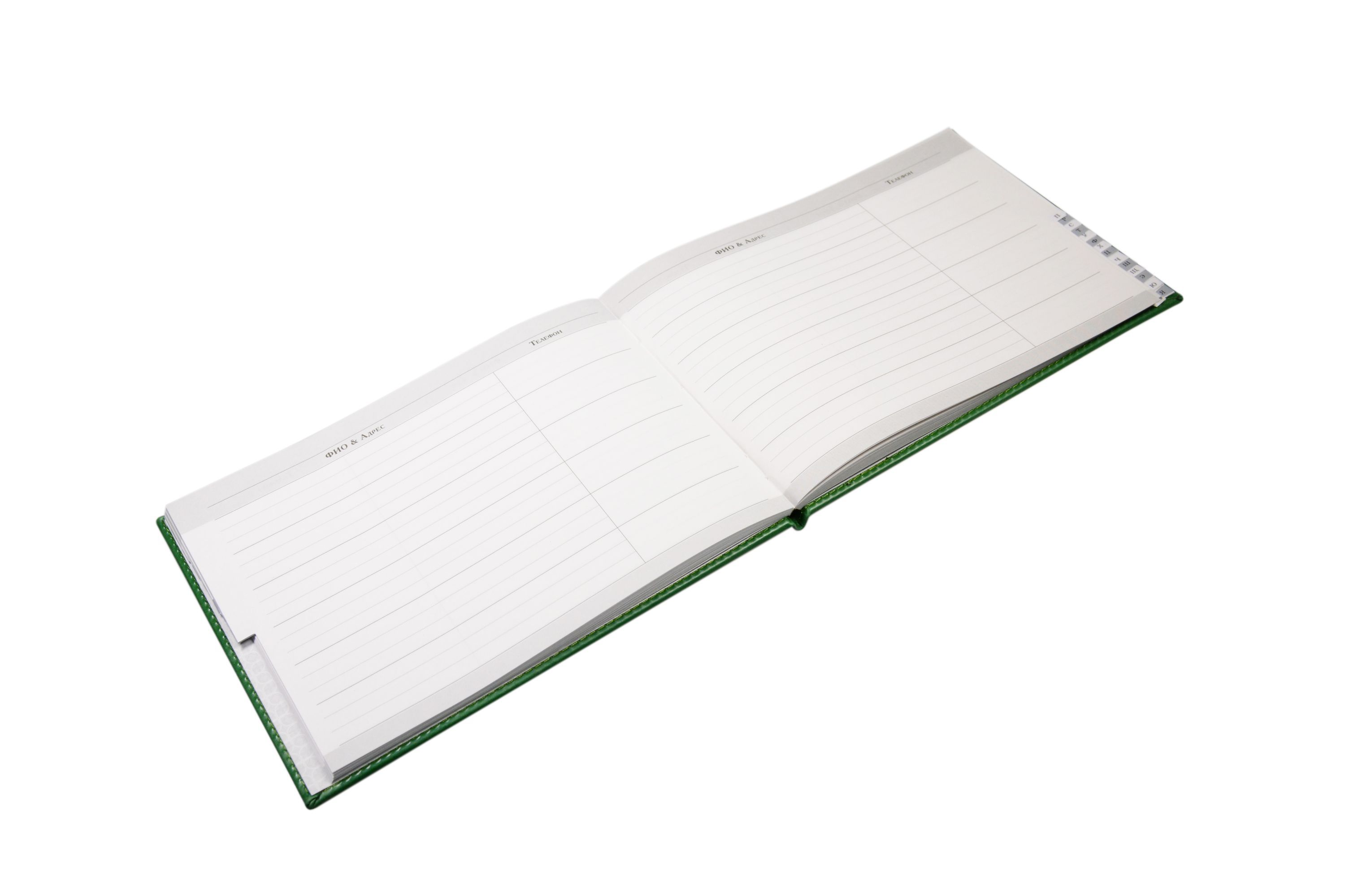 Телефонная книга 155х210мм "Феникс+" Виннер зеленая /10/