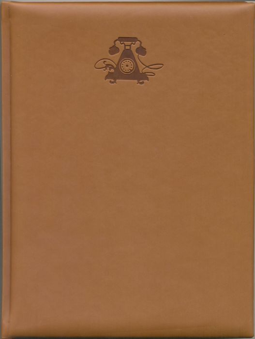 Телефонная книга 155х210мм "Виннер коричневый" /10/