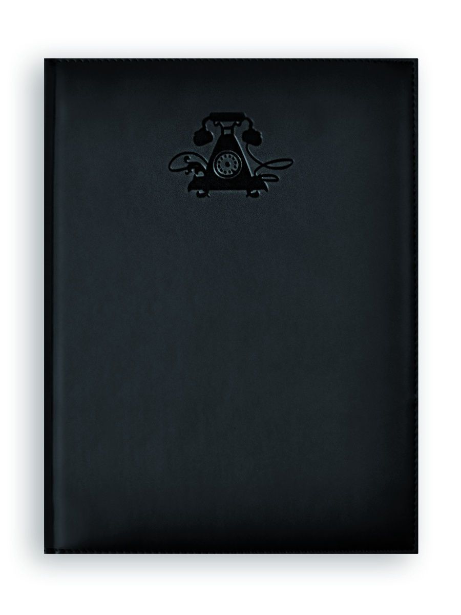 Телефонная книга 155х210мм "Виннер черный" /10/