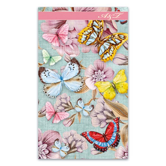 Телефонная книга  90х155мм "Модные бабочки" /25/