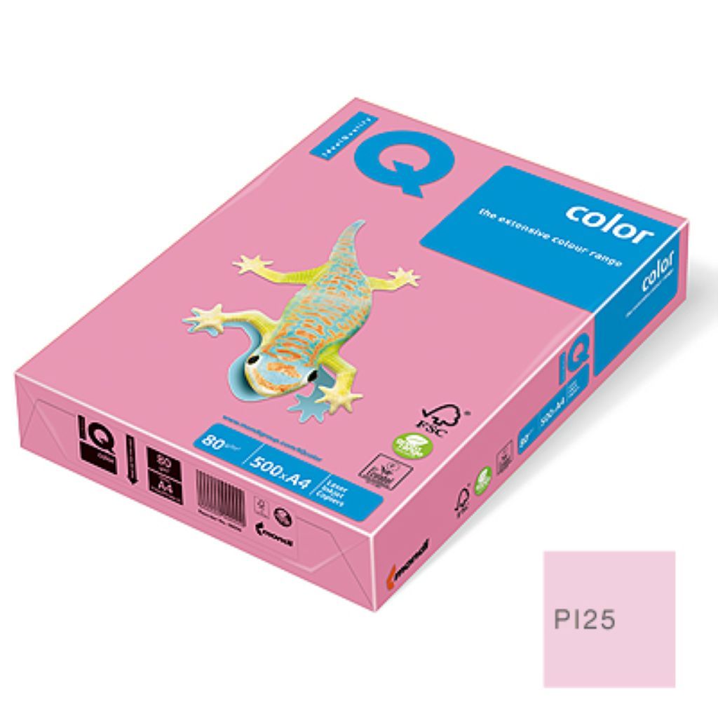 Бумага для оргтехники "IQ Color" А4 160г/кв.м Pale Розовый 250л. /5/
