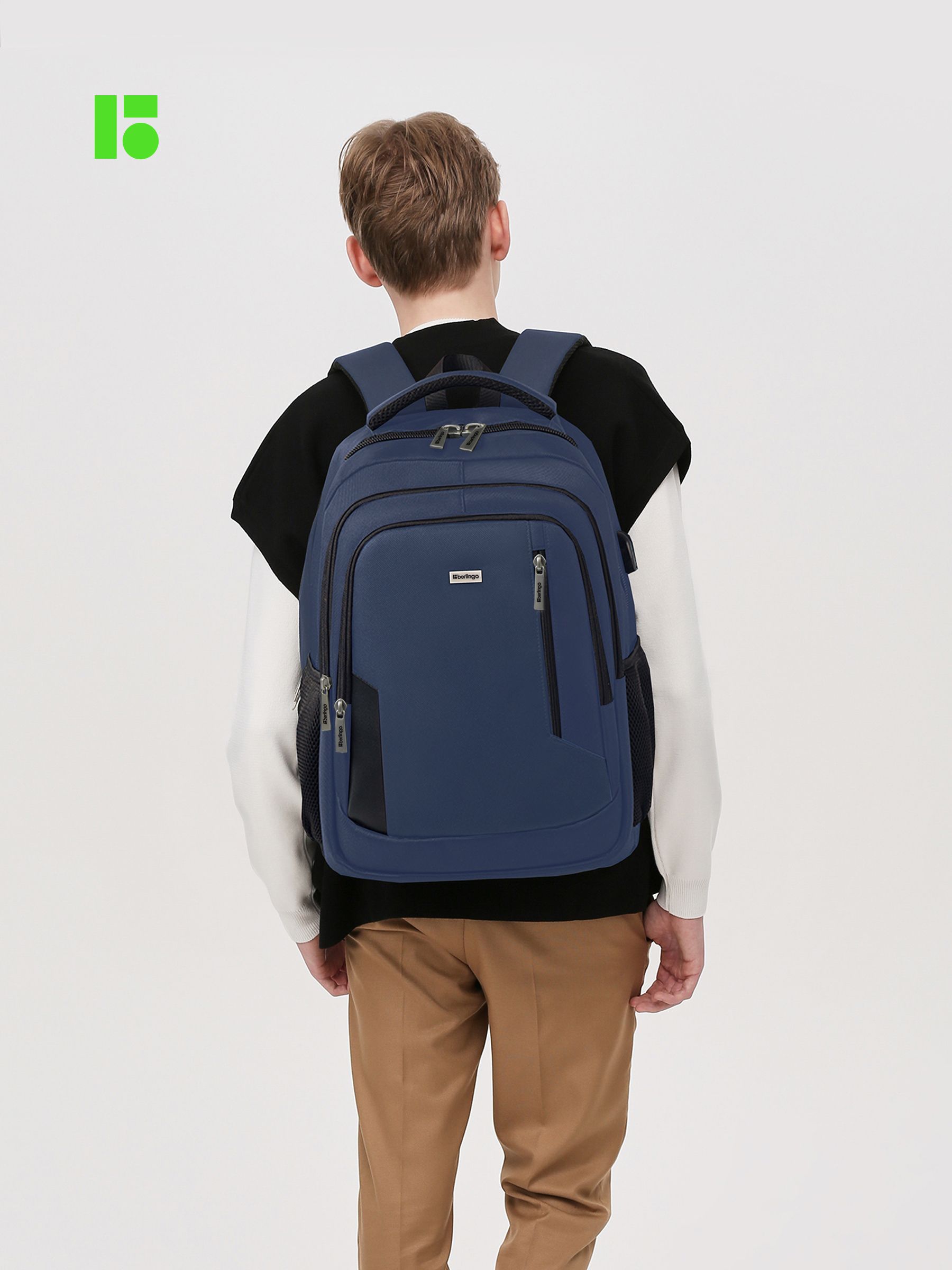 Блок самоклеящийся  76х76мм "Berlingo" 100л. голубой /12/