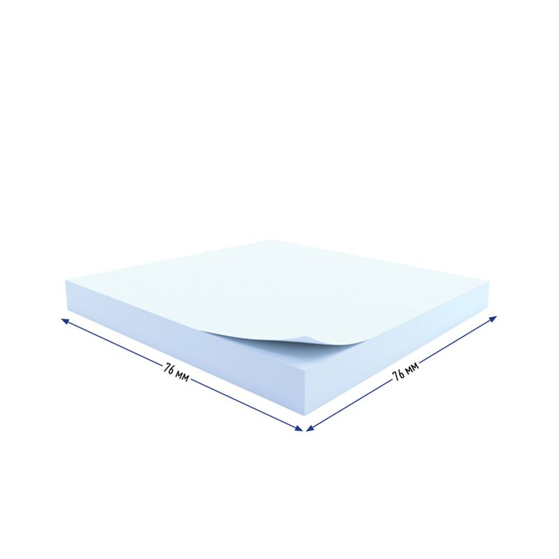 Блок самоклеящийся  76х76мм Berlingo "Стандарт" 100л. голубой /12/