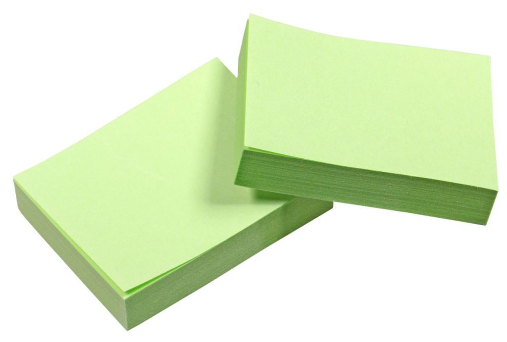 Блок самоклеящийся  38х51мм "inФОРМАТ" 100л. зеленый /12/