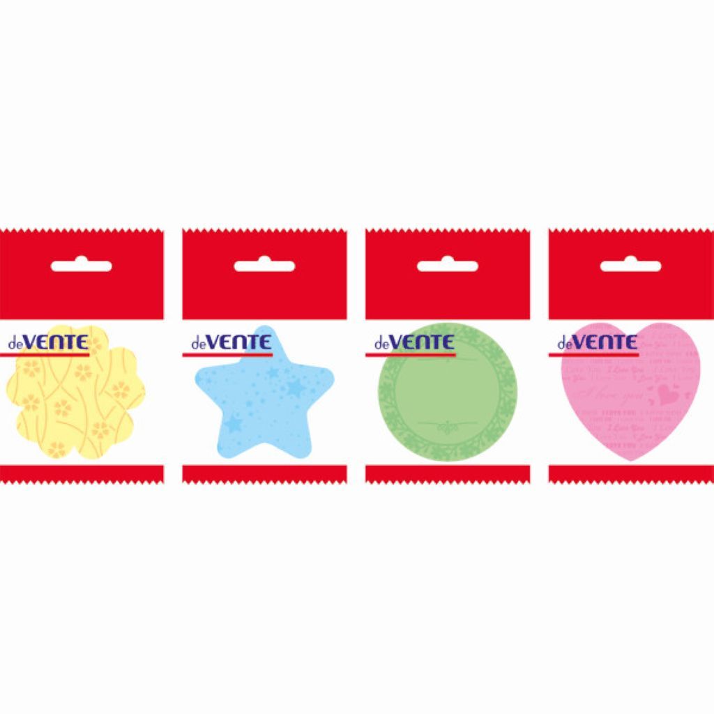 Блок самоклеящийся  70х70мм "deVENTE Fancy" 50л.ассорти/24/