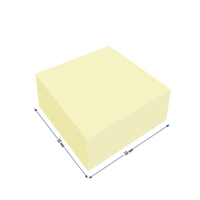 Блок самоклеящийся  50х50мм "Berlingo Ultra Sticky" 240л. желтый /12/