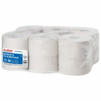 Бумага туалетная "Лайма" 1сл. 200м  белая /12/