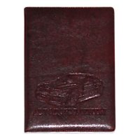 Обложка для автодокументов "Стандарт" экокожа бордо /1/