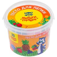 Тесто для лепки  7цв. "Енот на каникулах" /12/