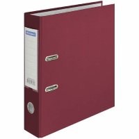 Папка-регистратор 70мм "OfficeSpace" бордовая /20/