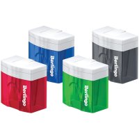 Точилка с контейнером "Berlingo "Perfect XL" на 2 отверстия /24/