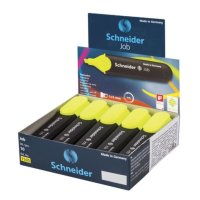 Маркер-текстовыделитель Schneider "Job" желтый 1-5мм /10/