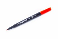 Маркер перманентный 1мм "SLENDER" красный /12/