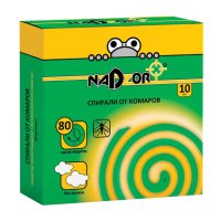 Средство от насекомых "NADZOR" спираль малодымная без запаха 10шт/уп /60/